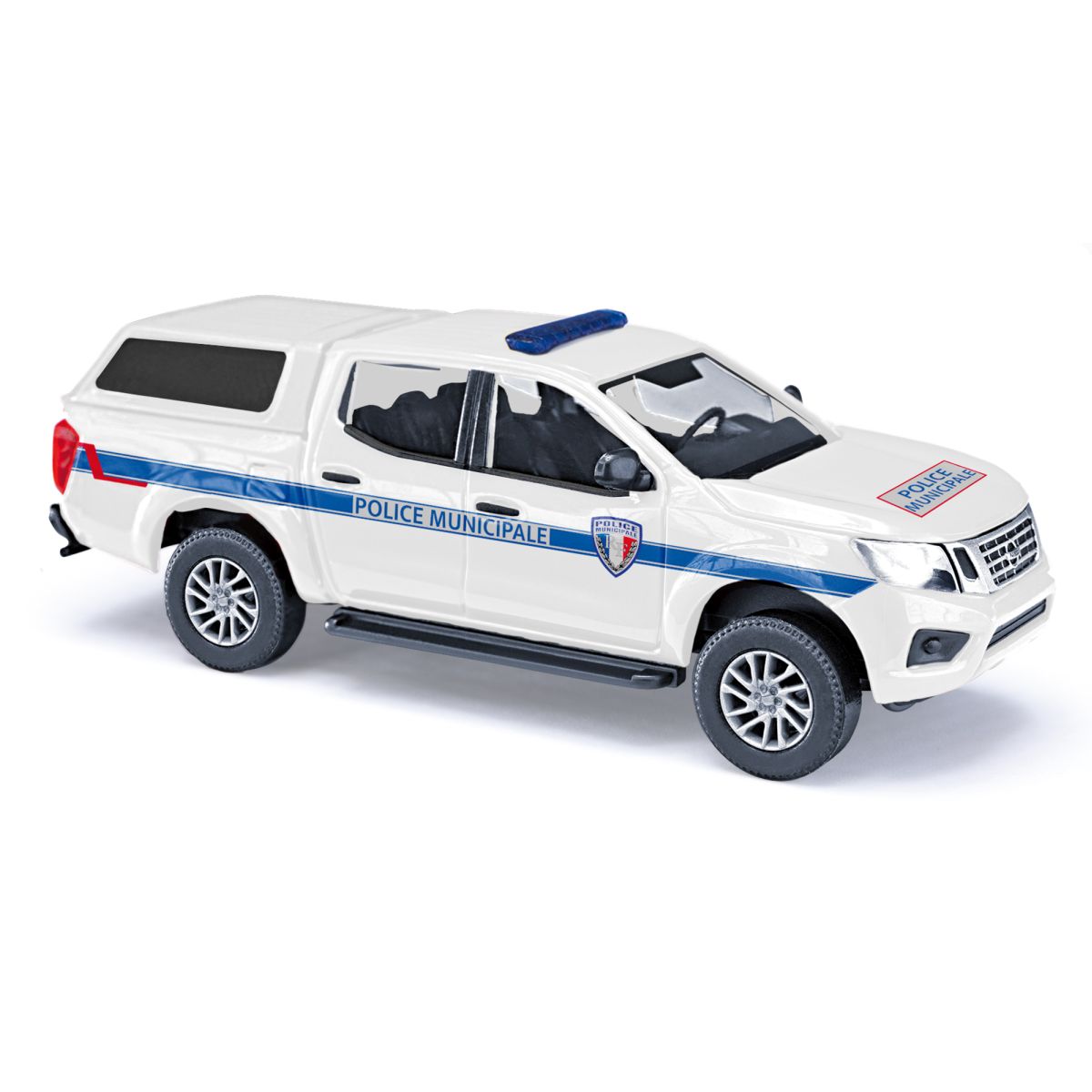 Busch 53729 - Nissan Navara Police Municipale, Polizei Frankreich, Bj. 2015