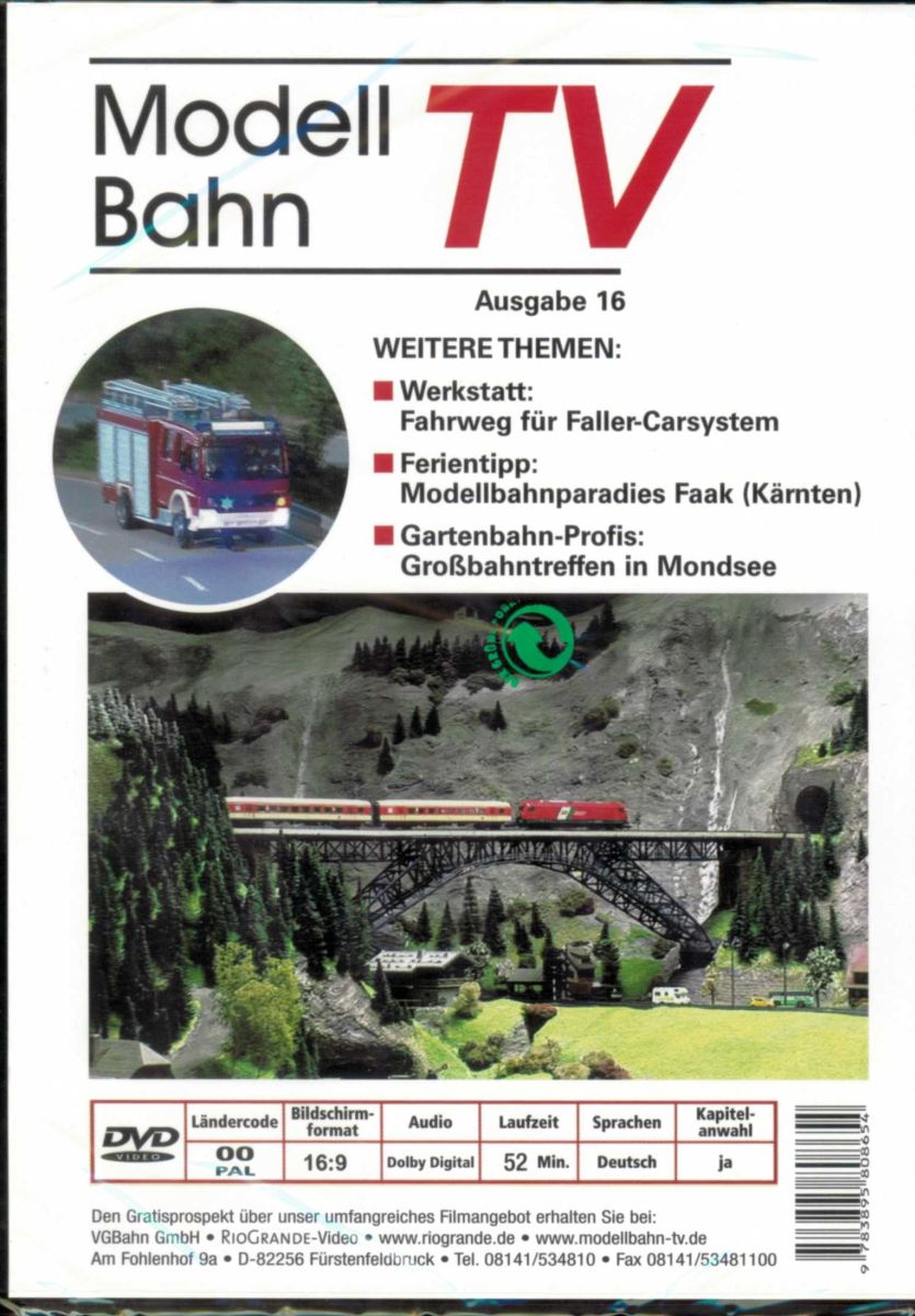 VGB 7516 - DVD - Modellbahn TV - Ausgabe 16