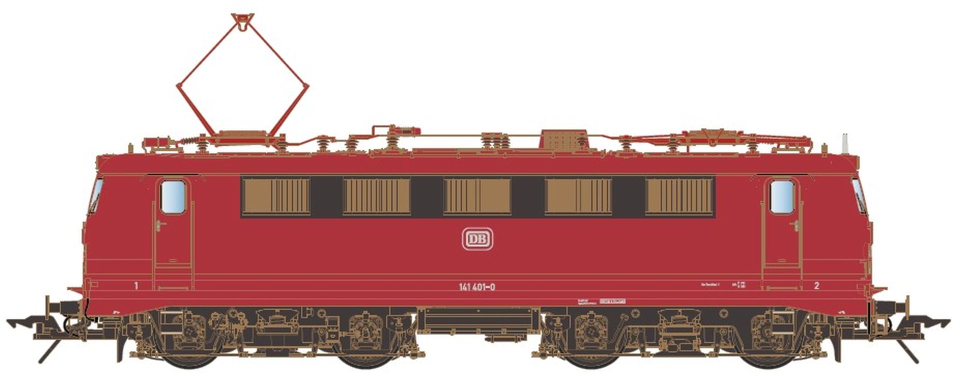 Lenz 40341-04 - E-Lok 141 401-0, DBAG, Ep.V