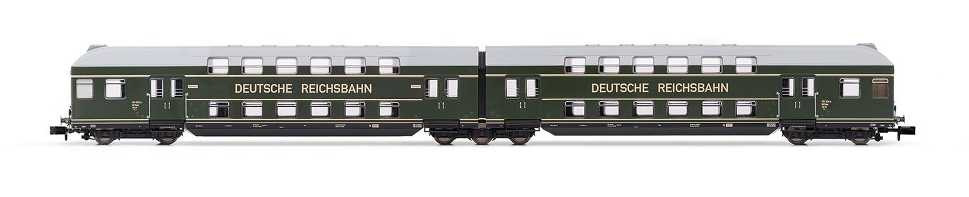 Arnold HN4470 - Doppelstockzug DB7, 2-teilig, DR, Ep.III