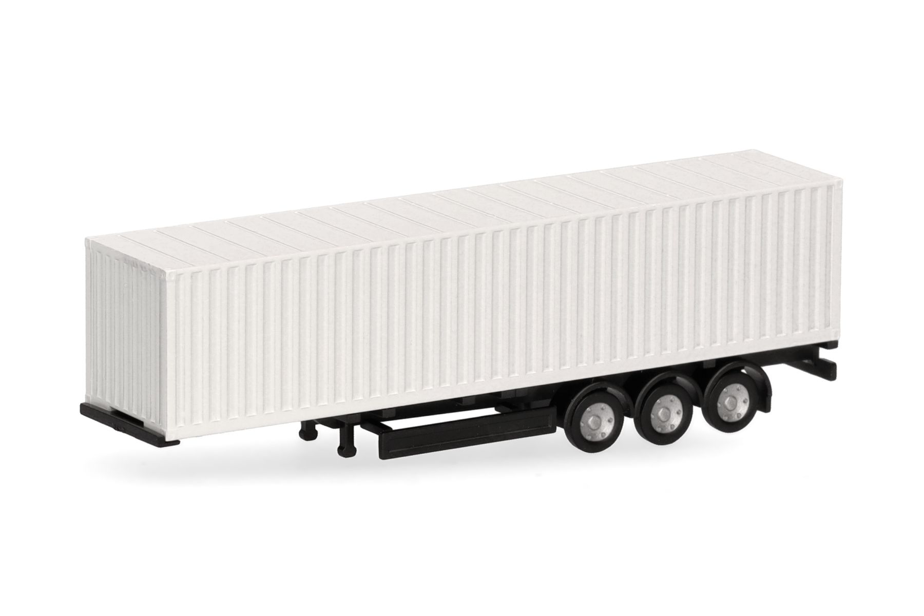 Herpa 086158 - Teileservice: Auflieger 3achs 40ft Container, 2 Stück