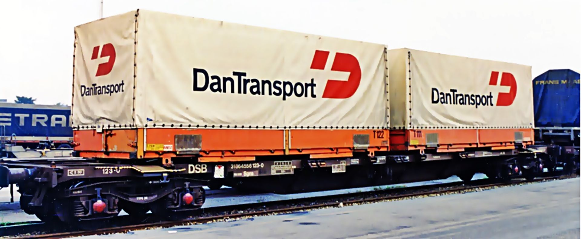ACME AC 40373 - Containertragwagen Sgns, DSB, Ep.IV-V 'DanTransport'