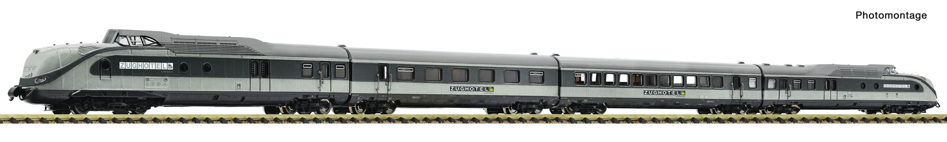 Fleischmann 7760009 - Triebzug VT11.5 4-teilig 'Zughotel', Railadventure, Ep.VI