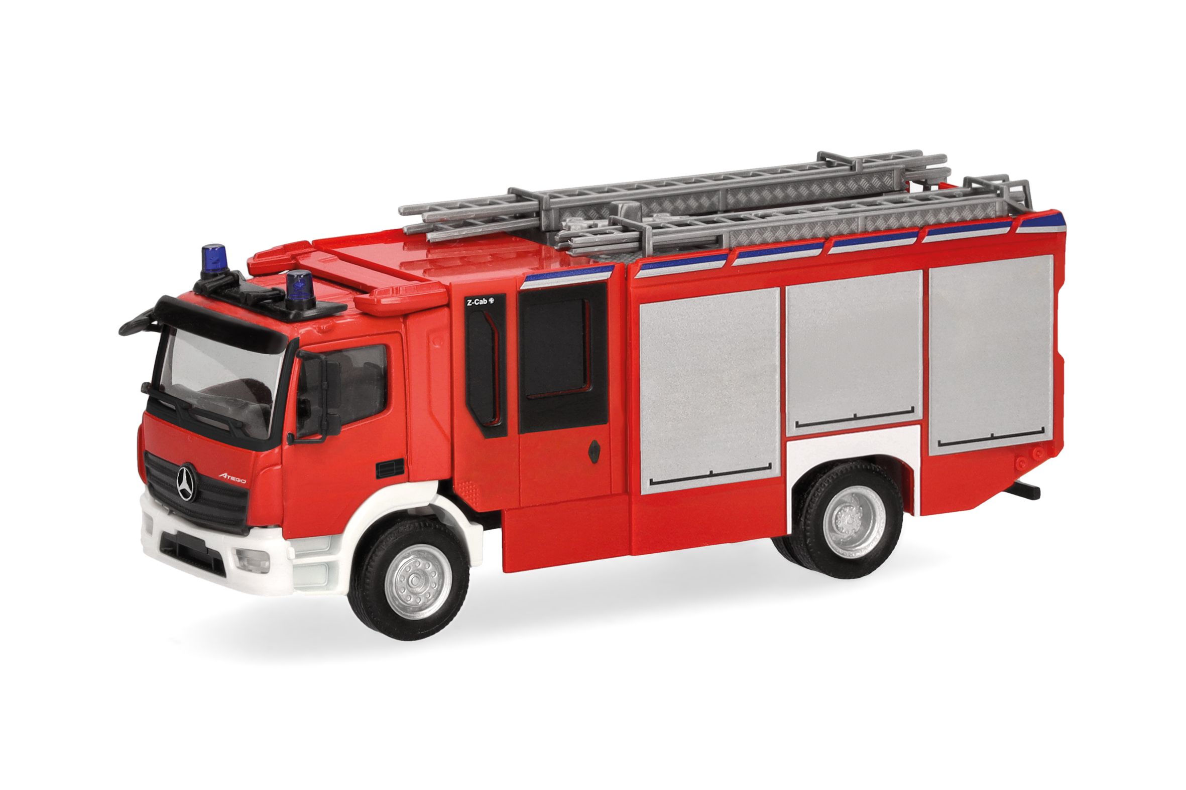 Herpa 098632 - Mercedes-Benz Atego 13 Z-Cab "Feuerwehr"