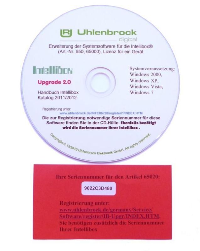 Uhlenbrock 65020 - Intellibox Upgrade Software 2