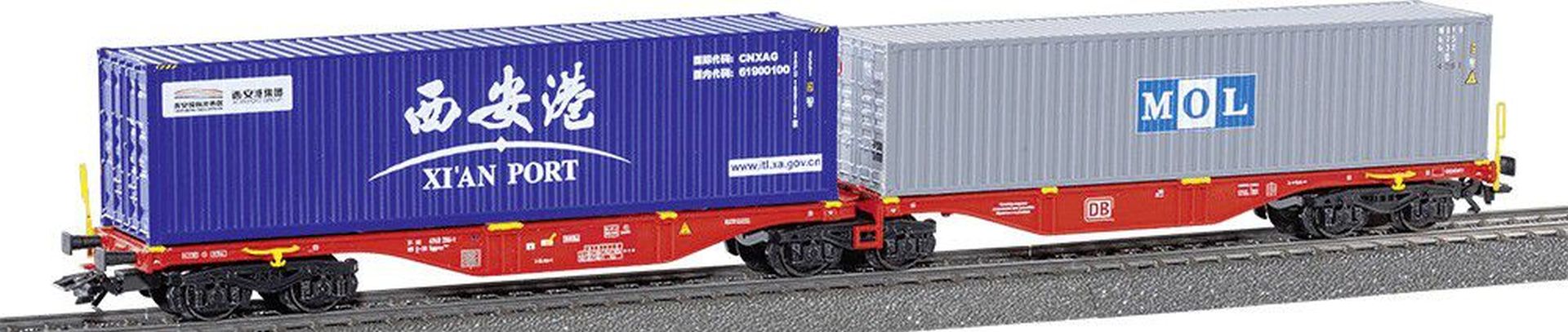 Märklin 47815 - Containertragwagen Sggrss 80, DBAG, Ep.VI 'VIAN PORT, MOL'