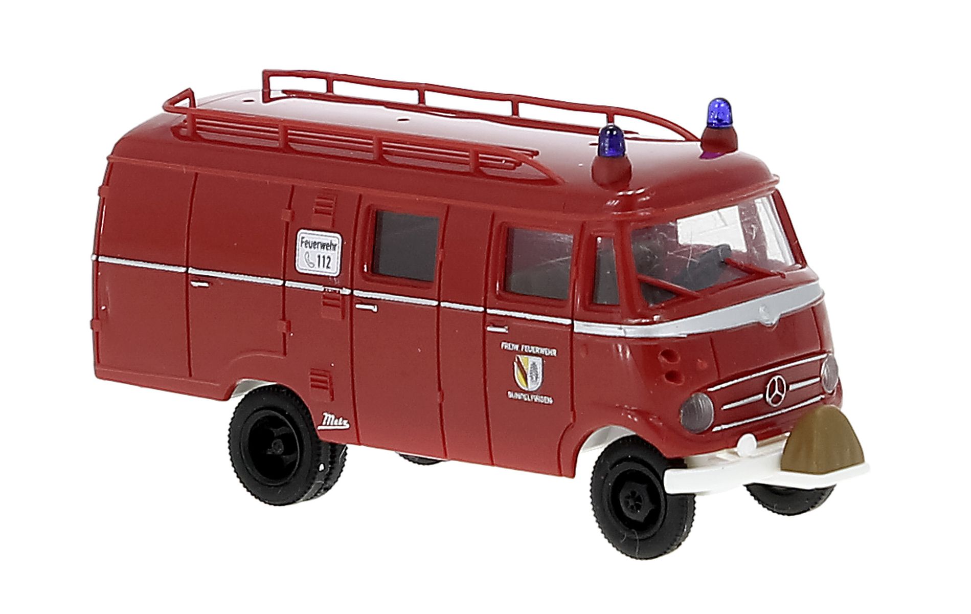 Brekina 36613 - Mercedes LF319 LF8 der Feuerwehr Gundelfingen