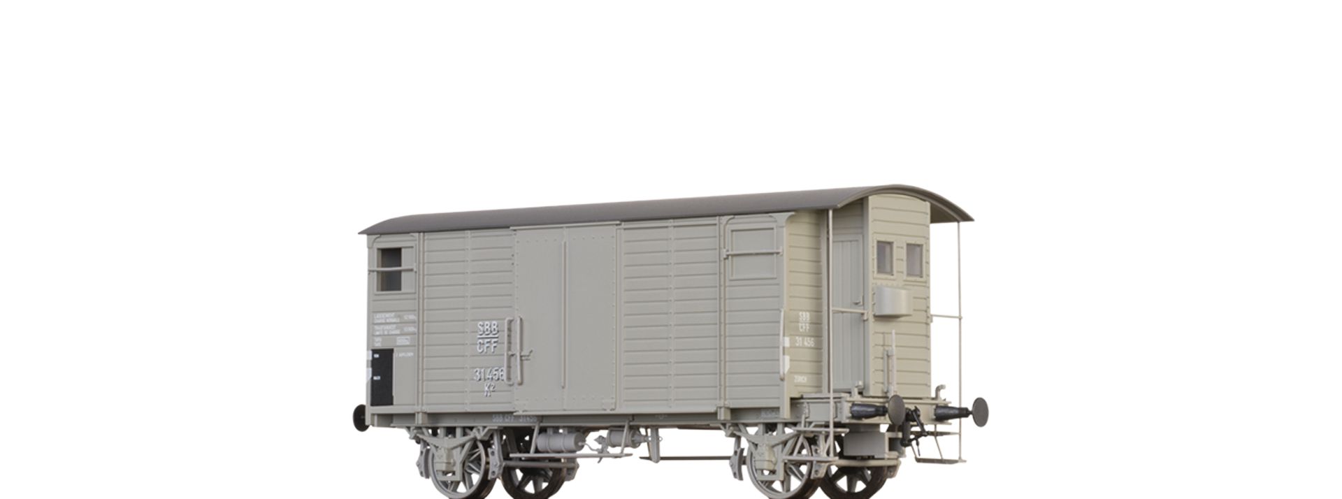 Brawa 67870 - Gedeckter Güterwagen K2, SBB, Ep.II