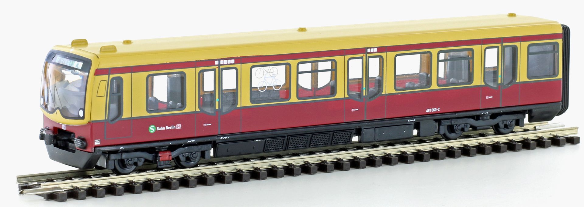 Lemke-Collection LC90485 - Berliner S-Bahn BR 481, DBAG, Ep.VI, unmotorisiertes Standmodell