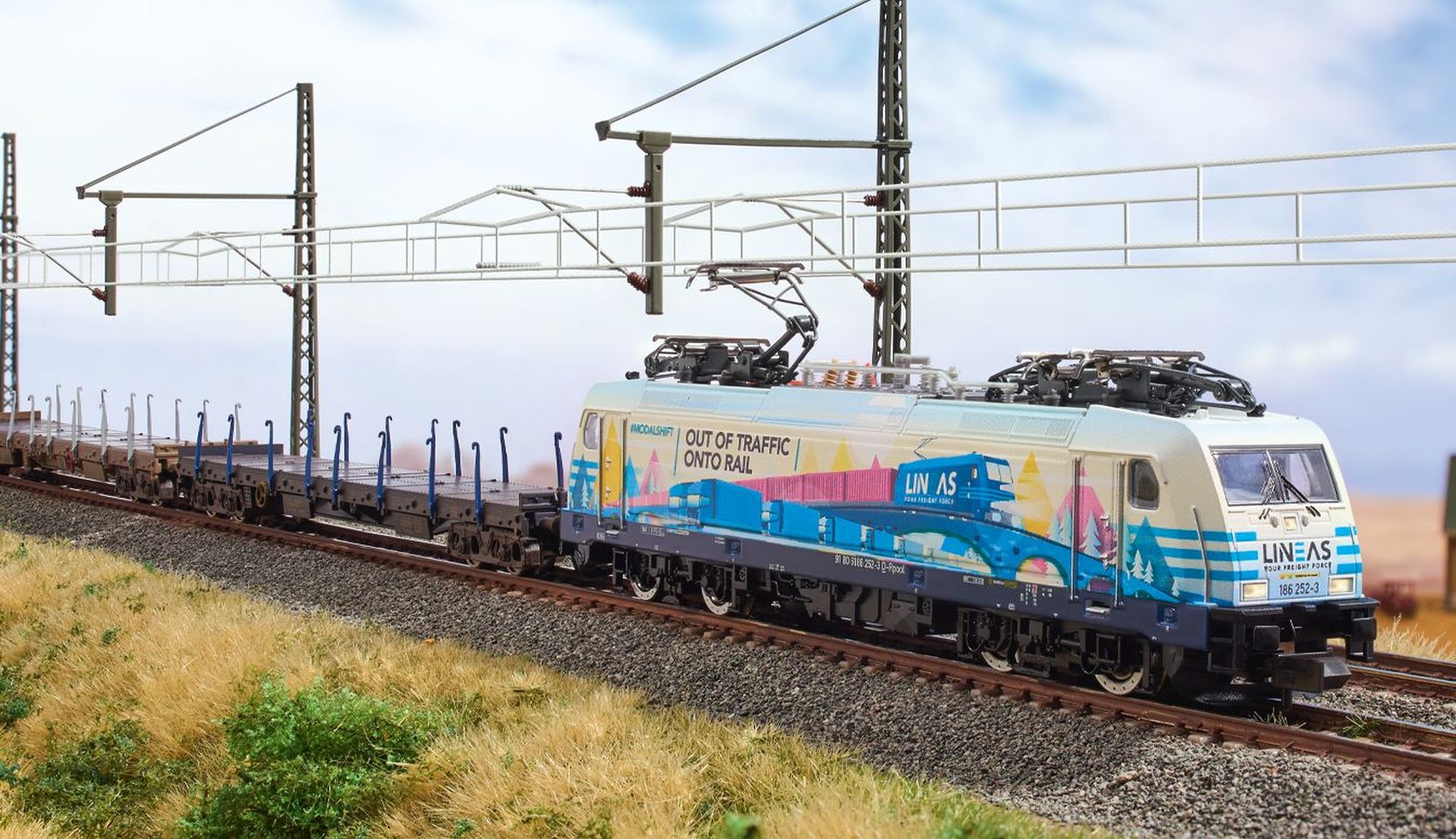 Trix 11165 - Digitales Startset mit E-Lok BR 186 und Güterwagen, Railpool, Ep.VI, DC-MFX-Sound Trix 11165 - Digitales Startset mit E-Lok BR 186 und Güterwagen, Railpool, Ep.VI, DC-MFX-Sound