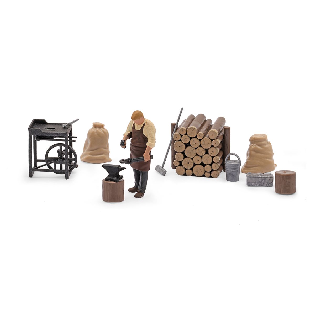 Busch 79856 - Aktion-Set: Feldschmiede