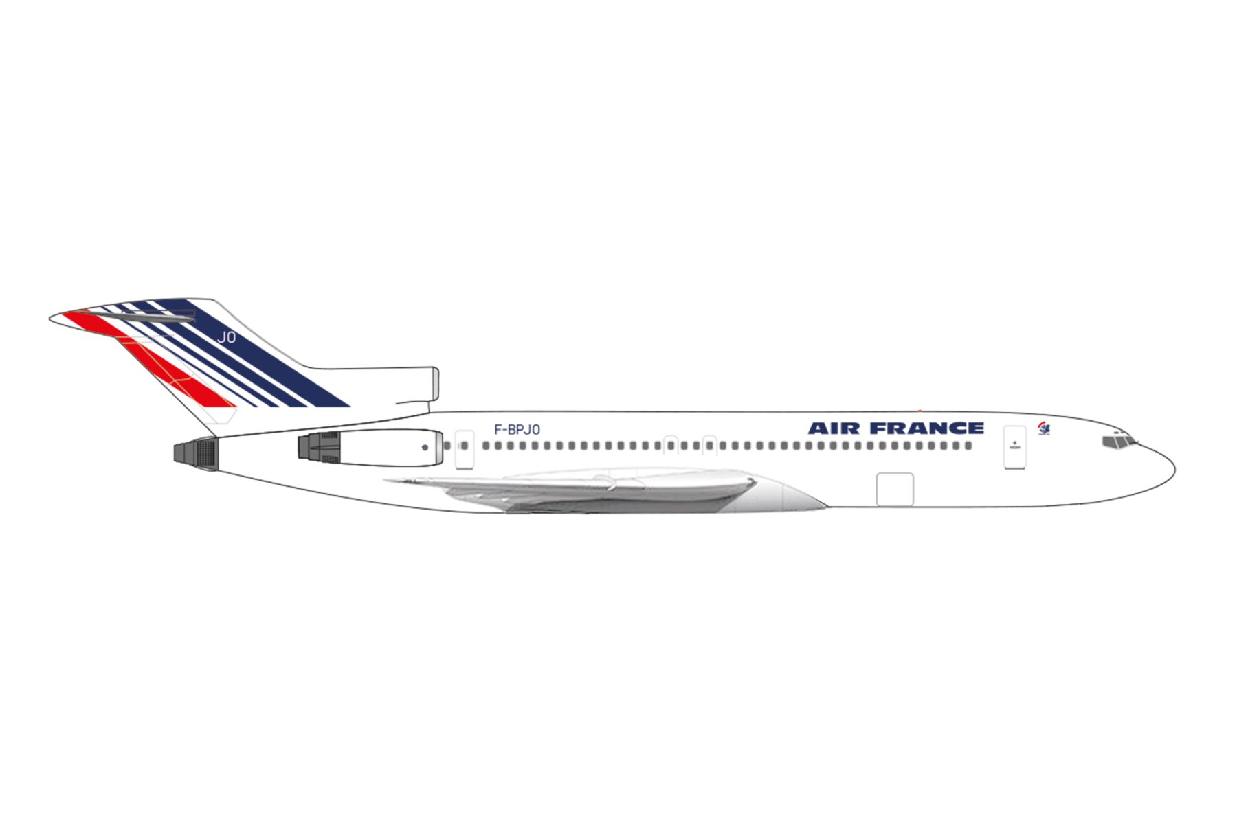 Herpa 537605 - Air France Boeing 727-200