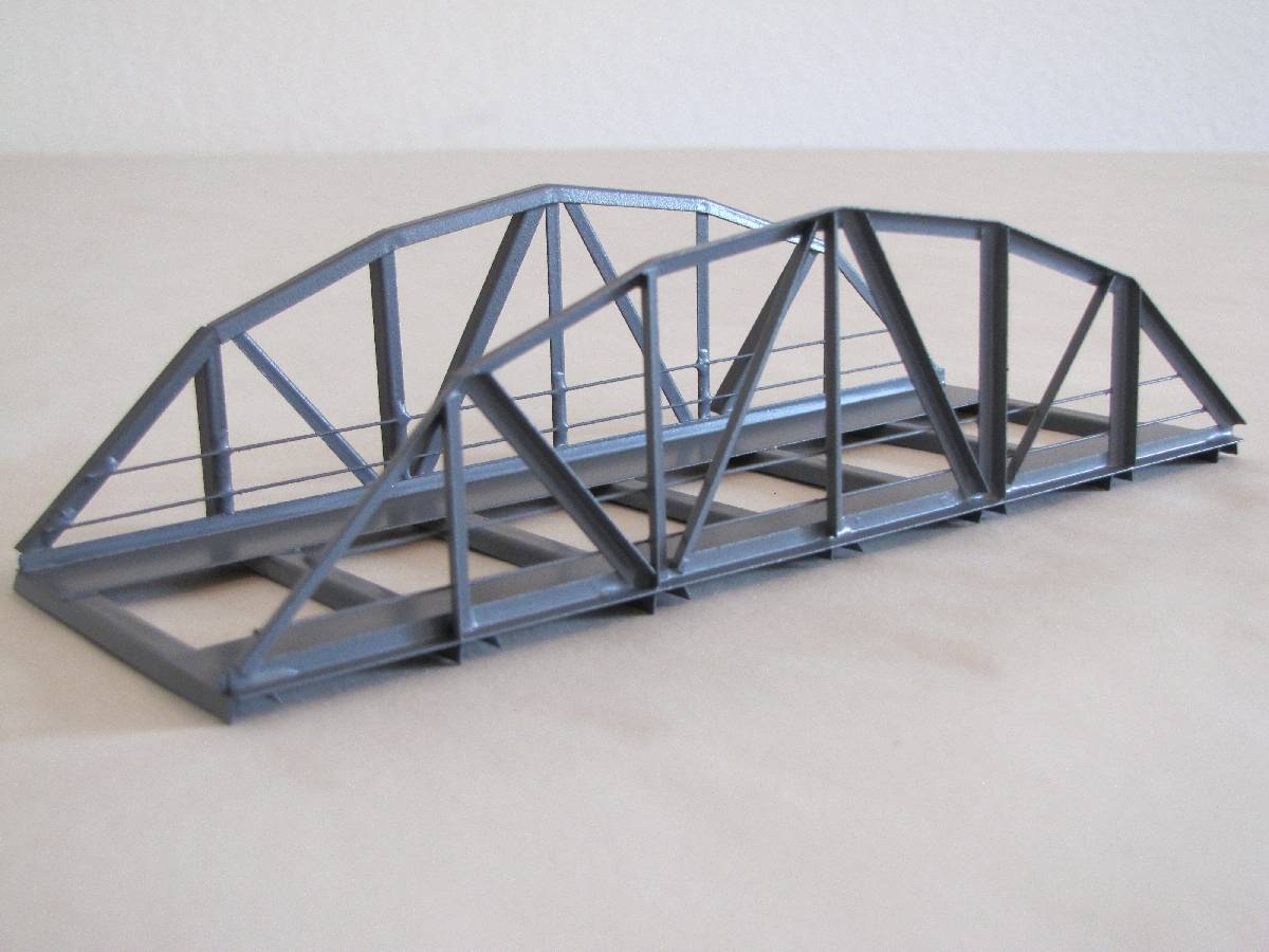 Hack 10371 - VB18-64 - Vorflutbrücke, 18cm rund, 1-gleisig, blau