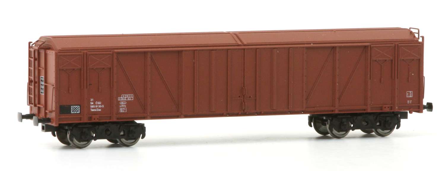 mtb H0CSDTAES - 2er Set Gedeckter Güterwagen Taes, CSD, Ep.IV