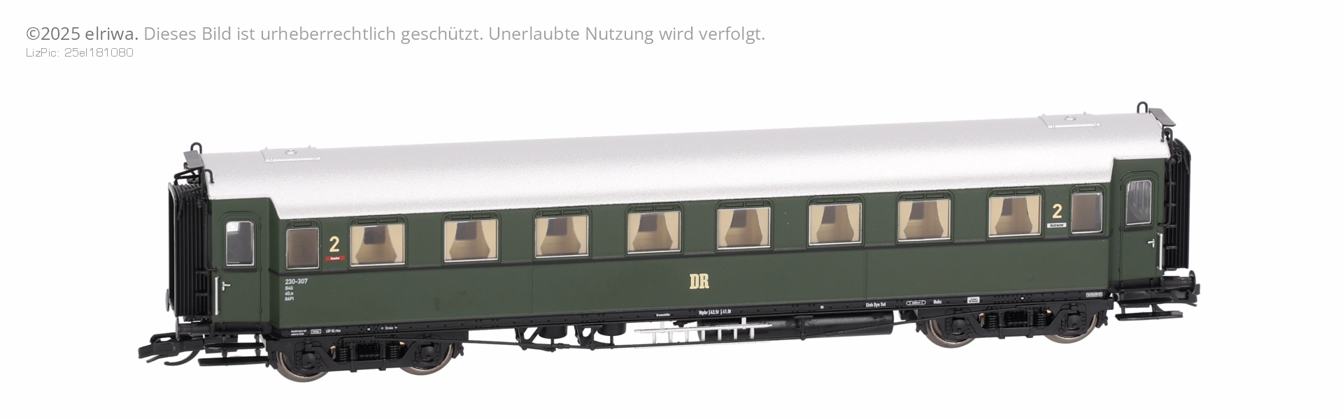 Saxonia 120181 - 2er Set Personenwagen C4üSa07, DR, Ep.III Saxonia 120181 - 2er Set Personenwagen C4üSa07, DR, Ep.III