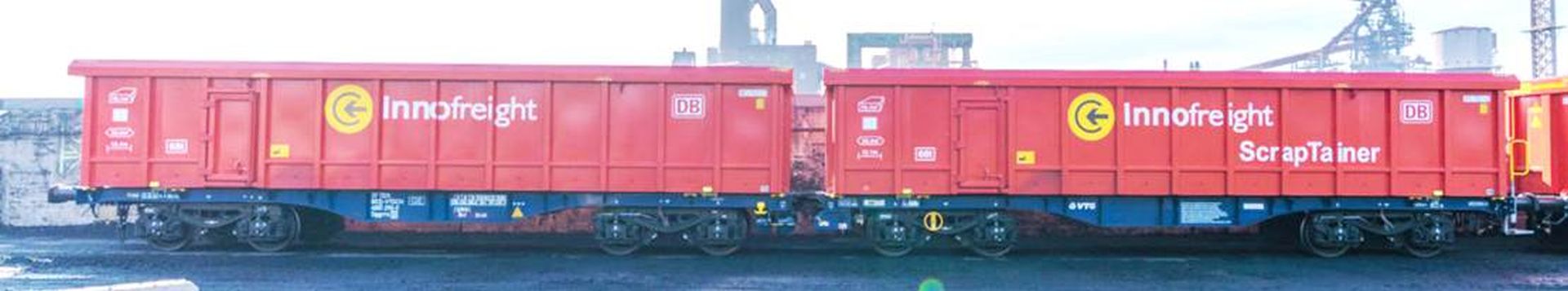 Jägerndorfer JC78700 - Containertragwagen Sggrrs mit Innofreight Scraptainer, DBAG, Ep.VI