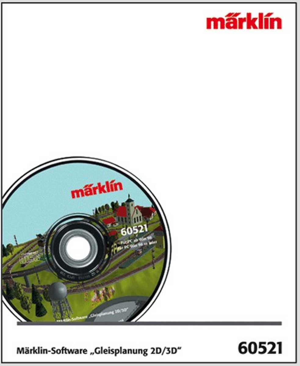 Märklin 60521 - Märklin-Software, Gleisplanung 2D/3D, Version 6.0