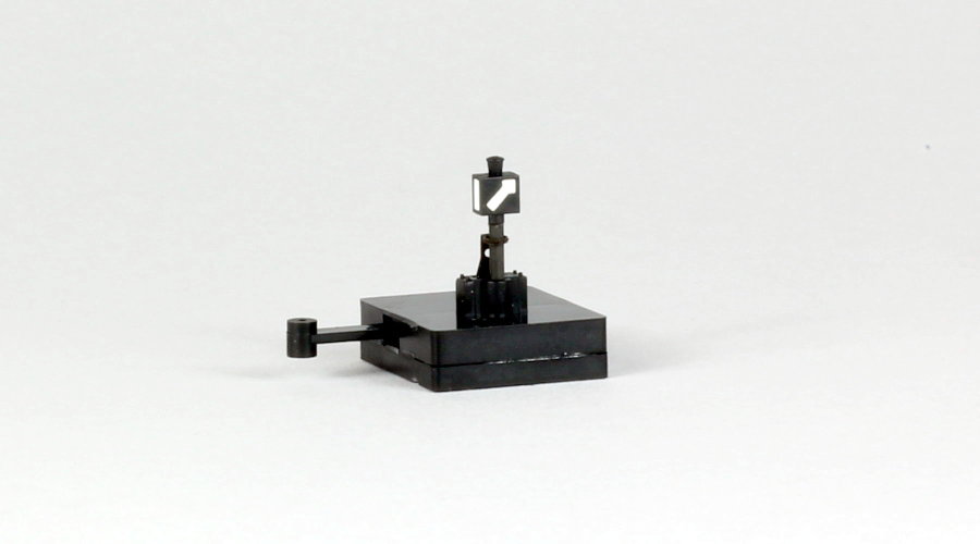 MMC 902224 - Weichenlaterne beleuchtbar, TTfiligran rechts, Montage rechts, 1 Stück