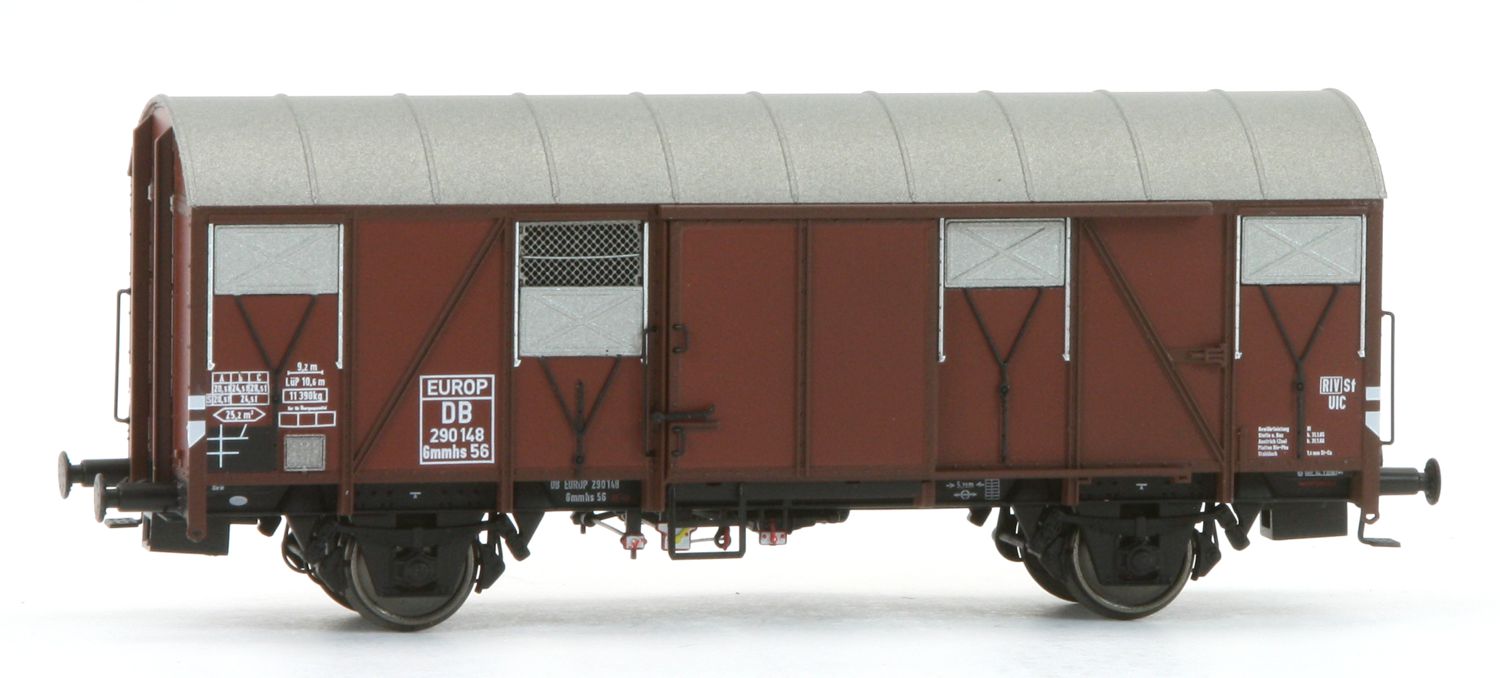 Exact-Train EX20982 - Gedeckter Güterwagen Gmmhs 56, DB, Ep.III 'EUROP'