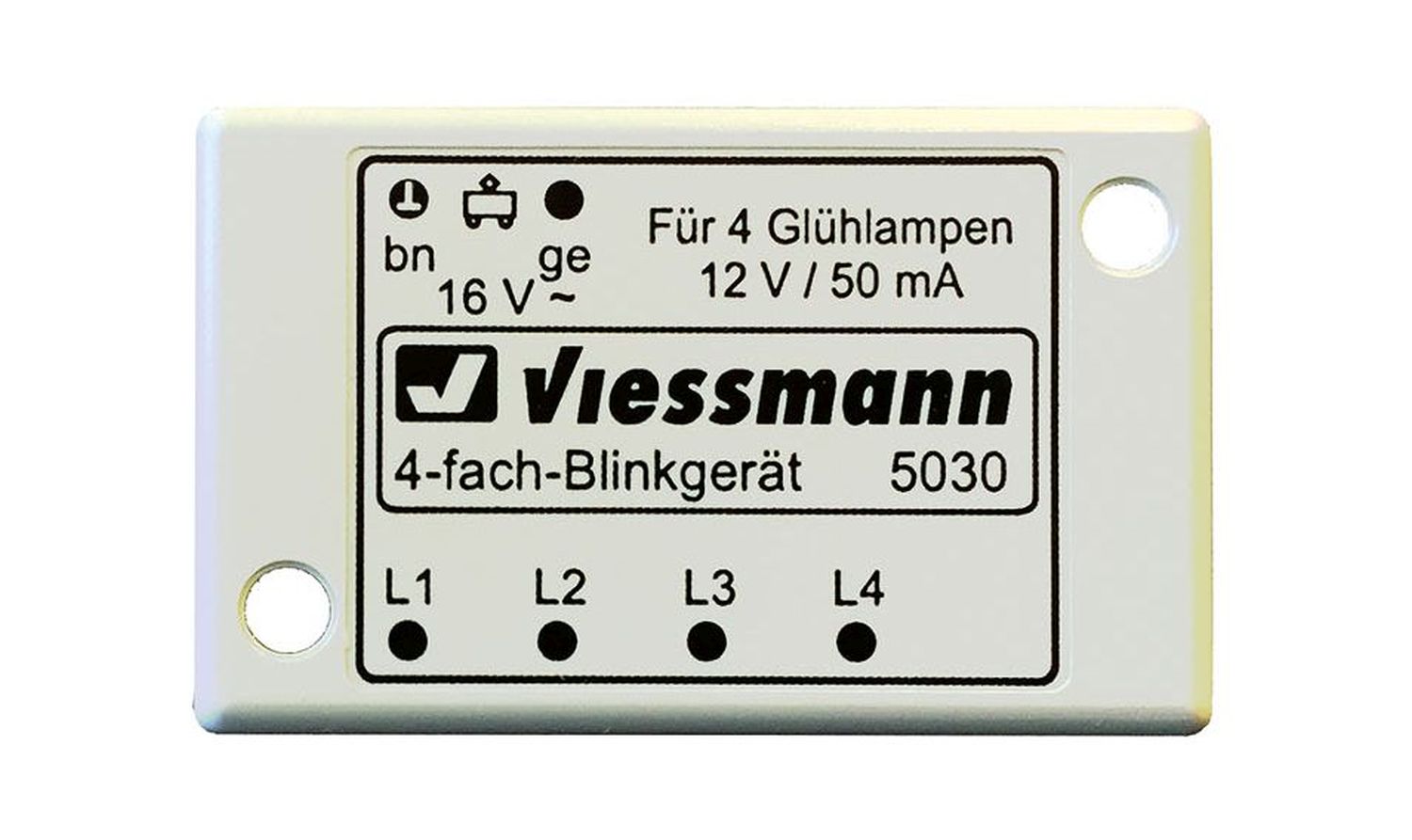Viessmann 5030 - Vierfach Blinkgerät, 12V / 50mA