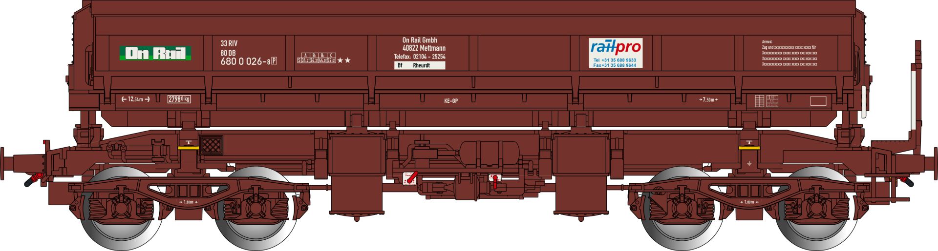 Albert Modell 680007 - Offener Güterwagen, OnRail, Ep.V