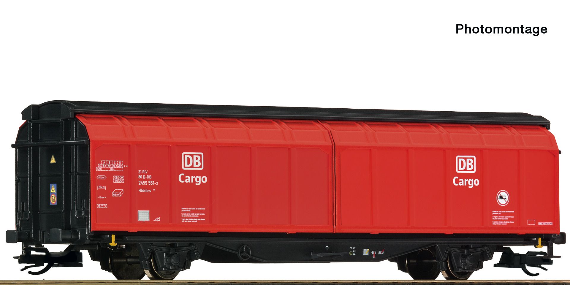 Roco 6680027 - Schiebewandwagen Hbbills, DBAG, Ep.VI