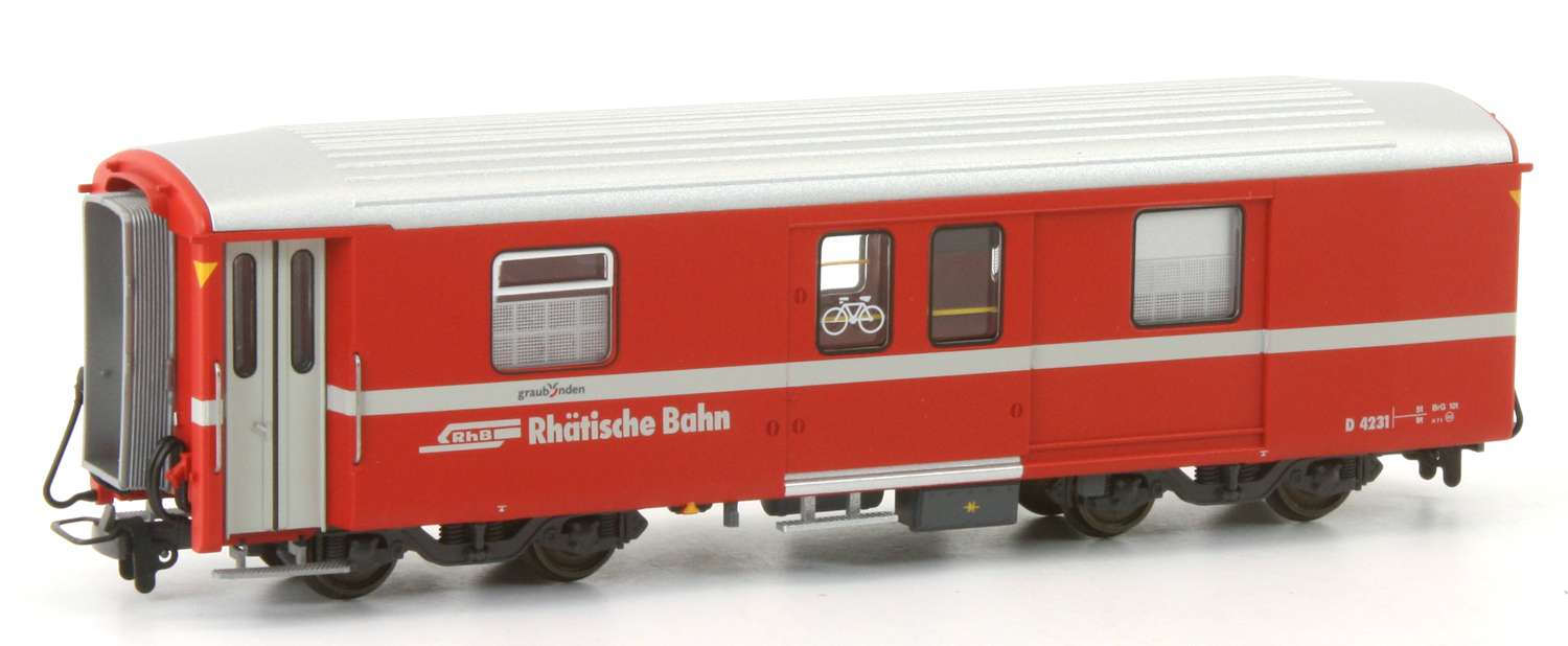 Bemo 3248163 - Packwagen D 4231, RhB, Ep.VI