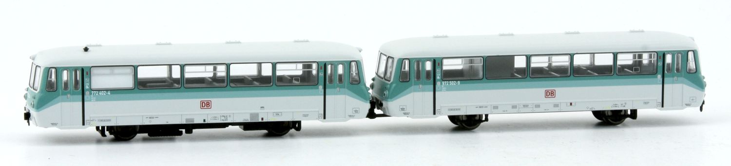 Kres 2772ND - Triebwagen LVT 772 und LVS 972, DBAG Ep.V, mintgrün, DC-Digital