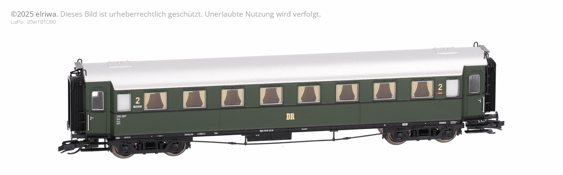 Saxonia 120181 - 2er Set Personenwagen C4üSa07, DR, Ep.III Saxonia 120181 - 2er Set Personenwagen C4üSa07, DR, Ep.III