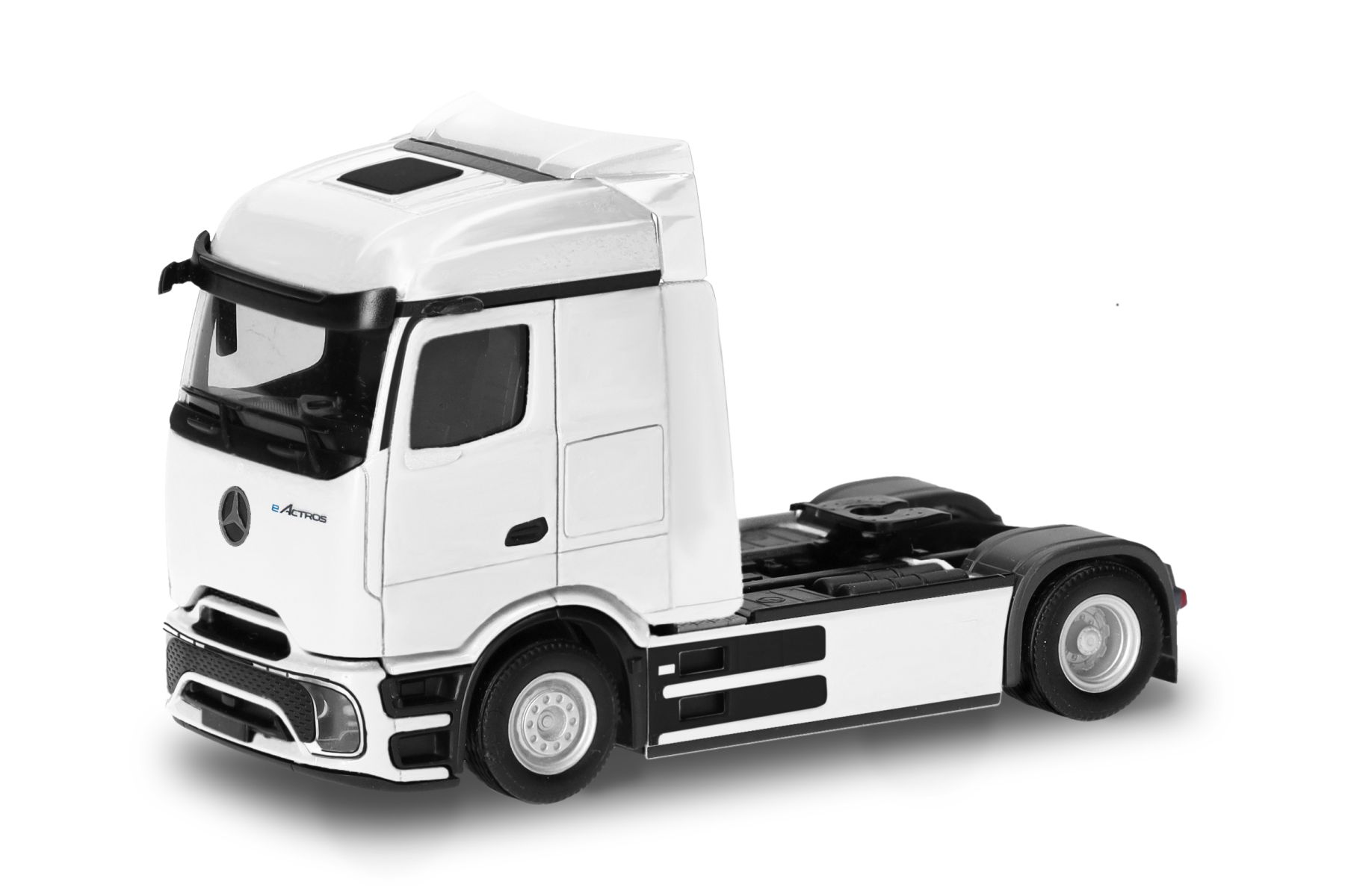 Herpa 318204-002 - Mercedes-Benz eActros 600 ProCabin Streamspace Zugmaschine 2achs, weiß