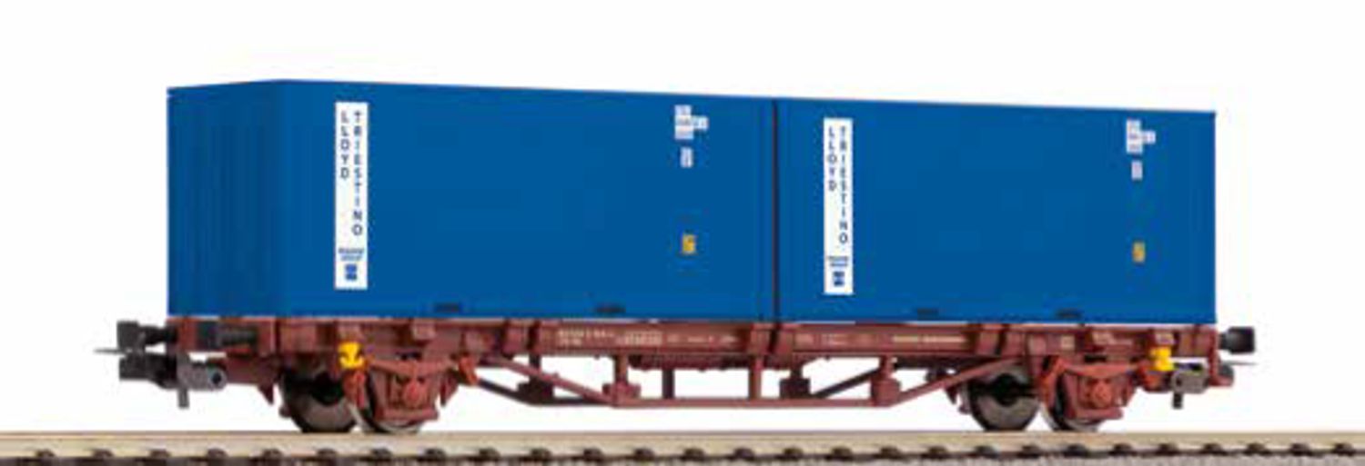 Piko 58755 - Containertragwagen mit 2x20', FS, Ep.IV