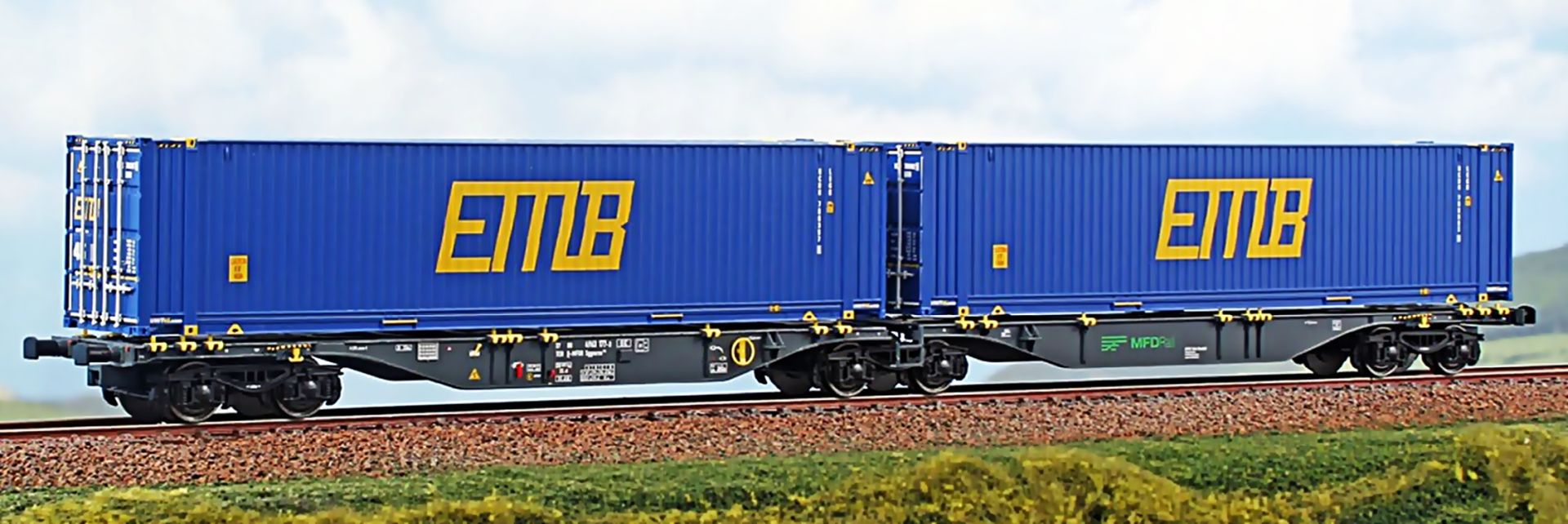 ACME AC 40395 - Containertragwagen Sggmrss 90, MFD Rai, Ep.V-VI 'EMB'