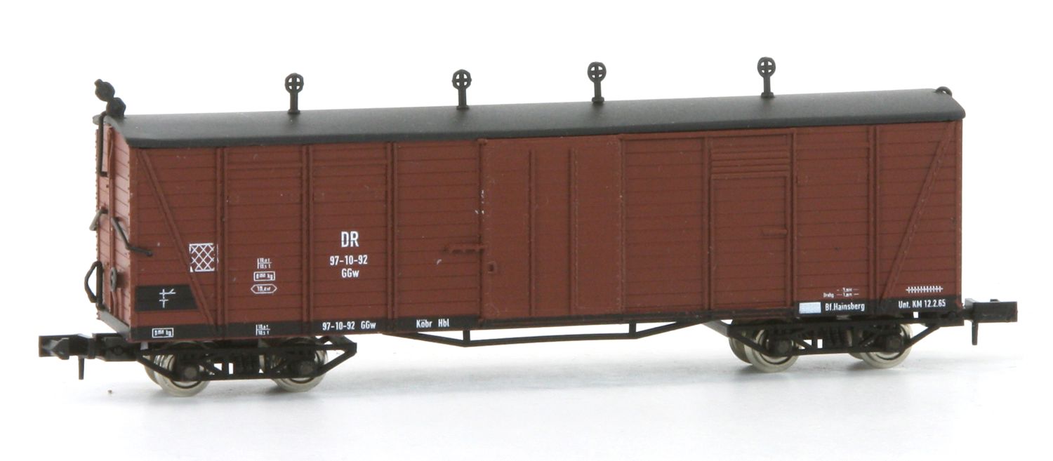 Karsei 29050 - Gedeckter Güterwagen GGw 97-10-92, DR, Ep.III