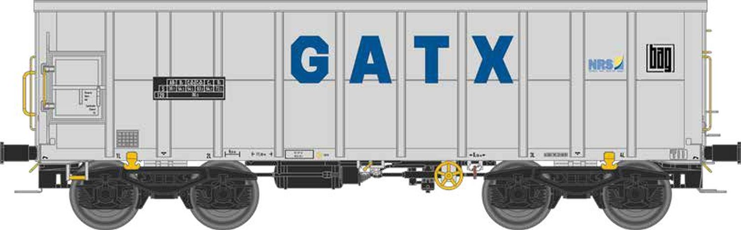 nme 545641 - Offener Güterwagen Eamnos 11,3 m, GATX - NRS - BAG, Ep.VI