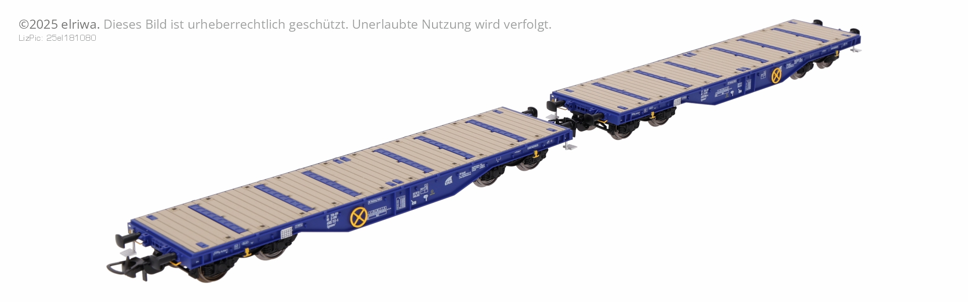 Tillig 502385 - 2er Set Flachwagen Sgmmns mit Satteldachträger, EER, Ep.VI Tillig 502385 - 2er Set Flachwagen Sgmmns mit Satteldachträger, EER, Ep.VI