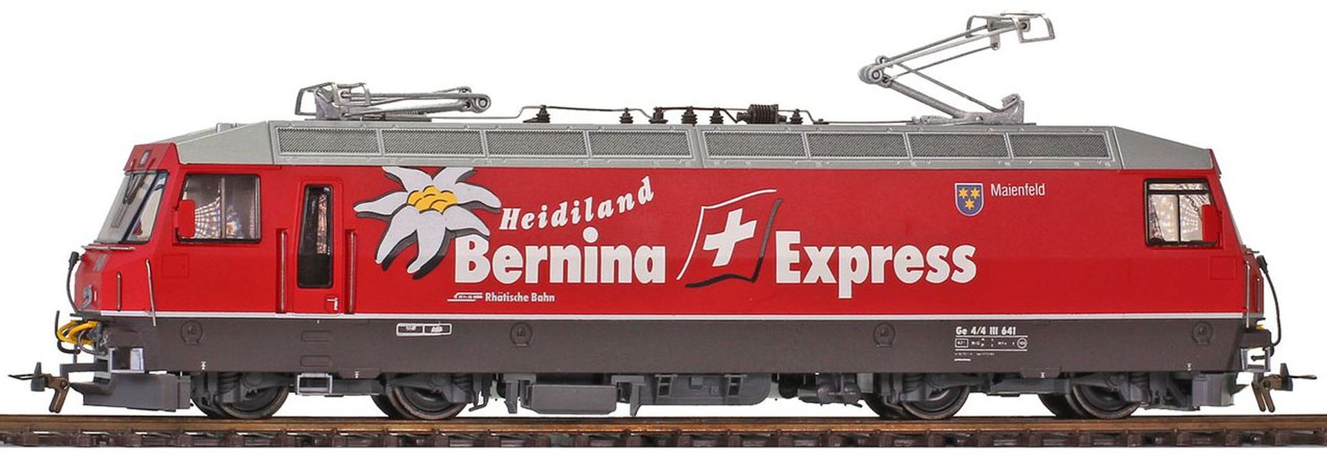 Bemo 1559111 - E-Lok Ge 4/4 III 641 'Heidiland Express', RhB, Ep.V, AC-Digital