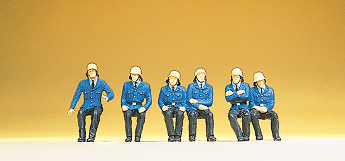Preiser 14207 - Sitzende Feuerwehrmänner Preiser 14207 - Sitzende Feuerwehrmänner