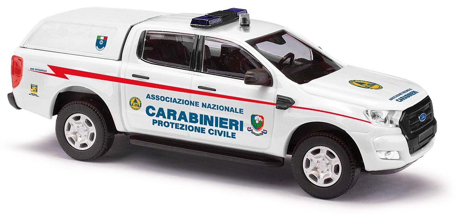 Busch 52823 - Ford Ranger mit Hardtop Carabinieri Italien, Baujahr 2016