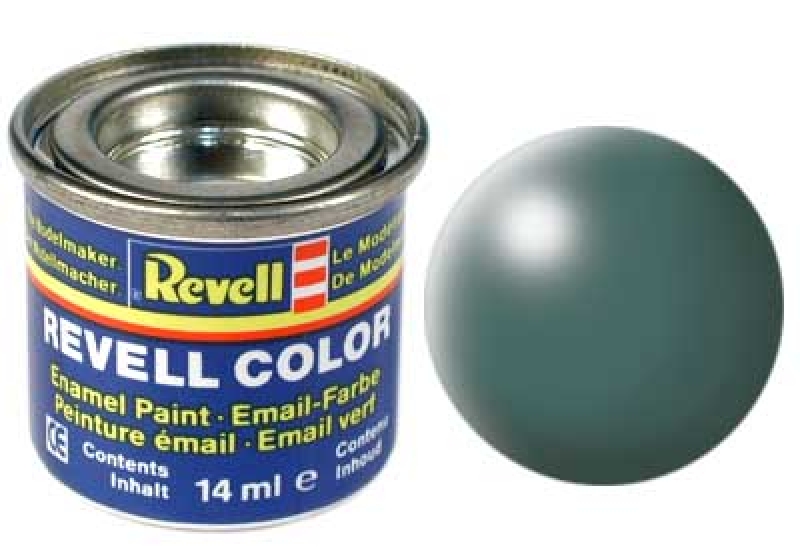 Revell 32364 - Laubgrün, RAL6001, seidenmatt, 14ml