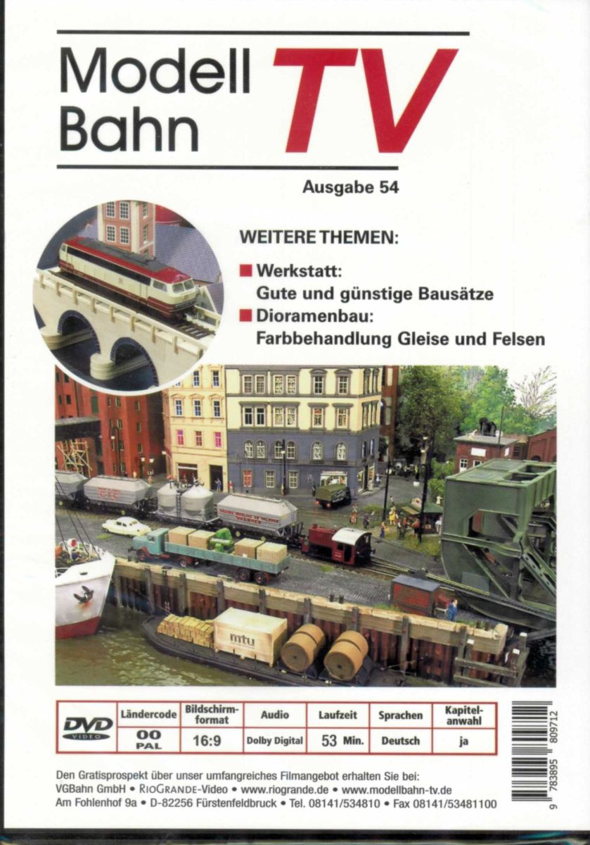 VGB 7554 - DVD - Modellbahn TV - Ausgabe 54