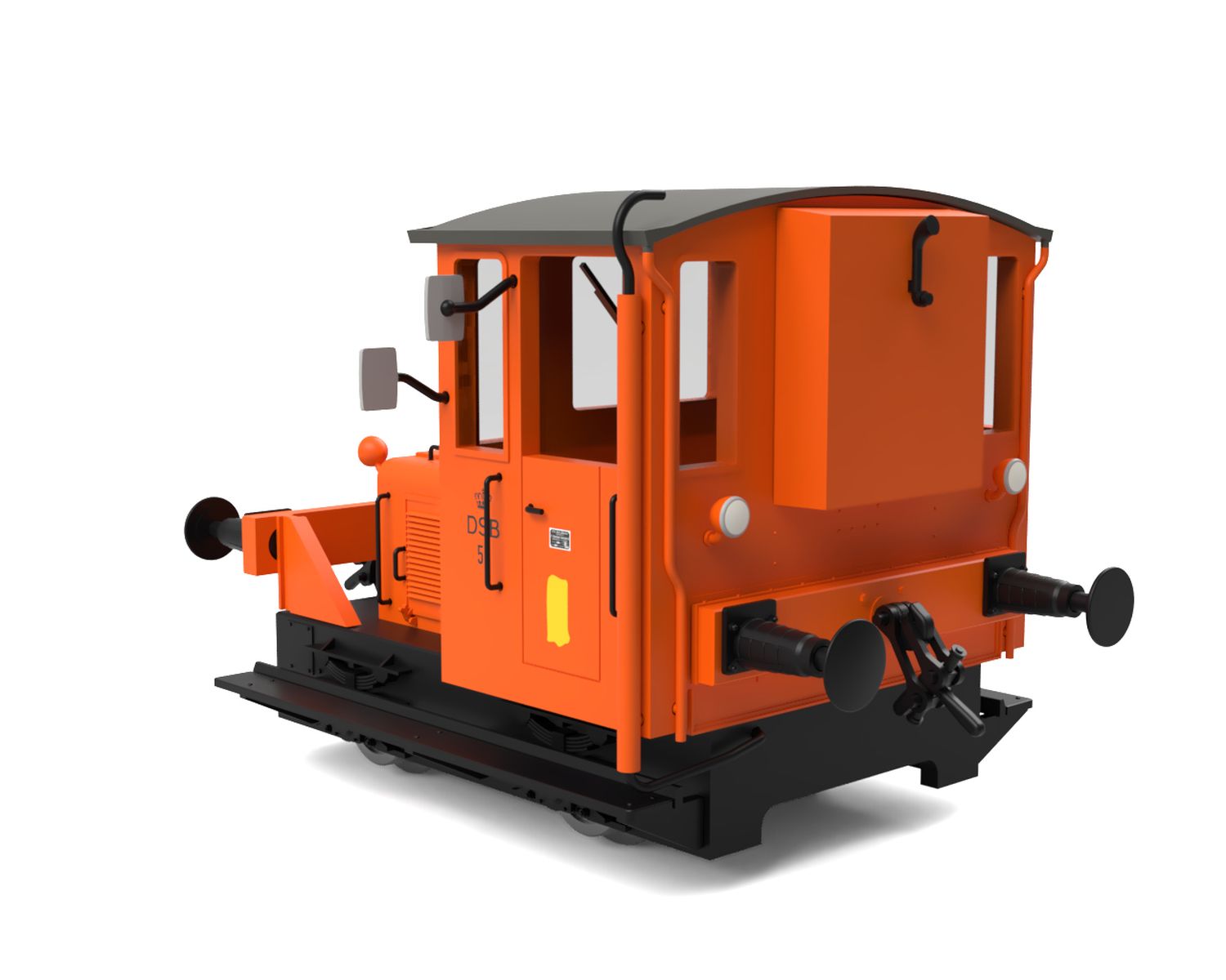 Saxonia 87233 - Rangiertraktor 57 Orange 'Olsenbande' 1975, DSB Ep.IV, AC-Sound