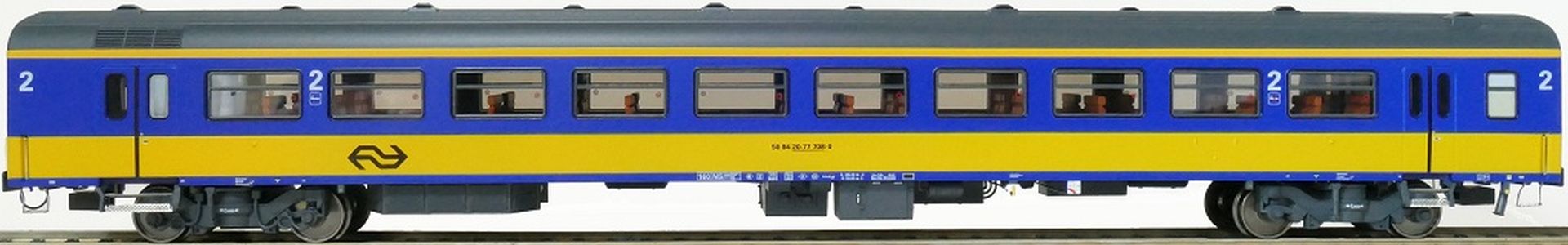 Exact-Train EX11167 - Personenwagen ICR, B, Originalversion, NS, Ep.IV, mit Innenbel. und Figuren