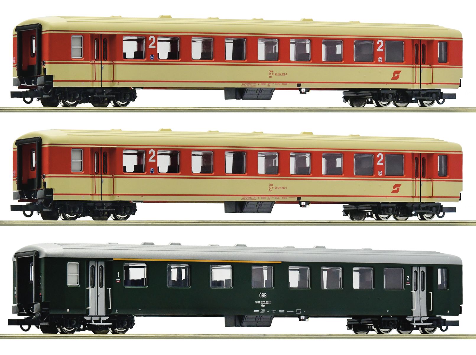 Roco 6200027 - 2er Set Schlierenwagen 'JAFFA-Express', Ep.IV, Set 2