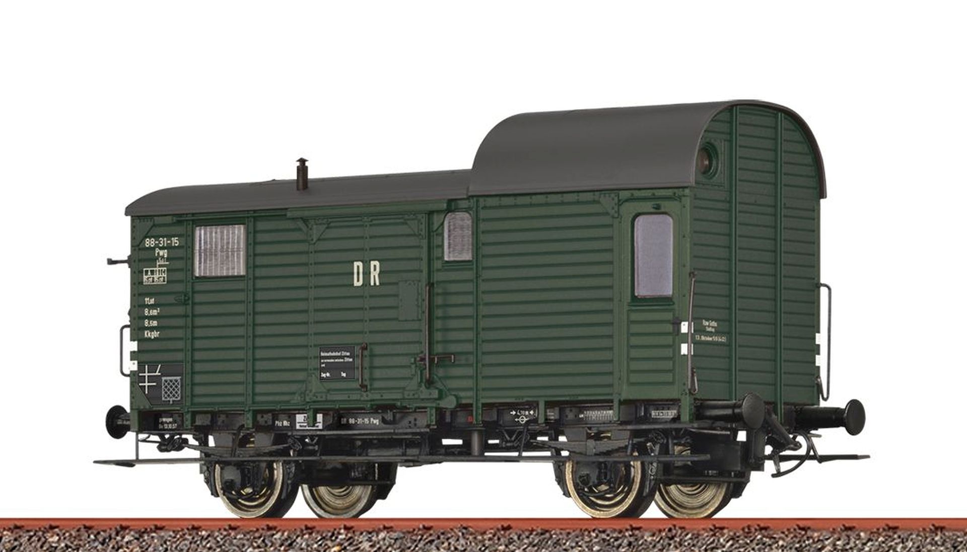 Brawa 49432 - Güterzuggepäckwagen Pwg, DR, Ep.III