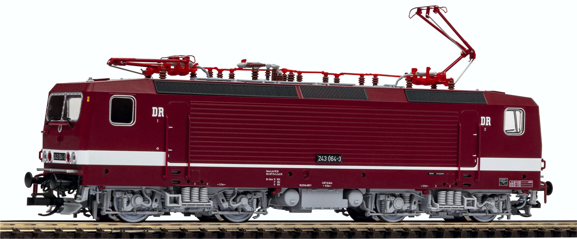Piko 47491 - E-Lok BR 243, DR, Ep.IV, DC-Sound