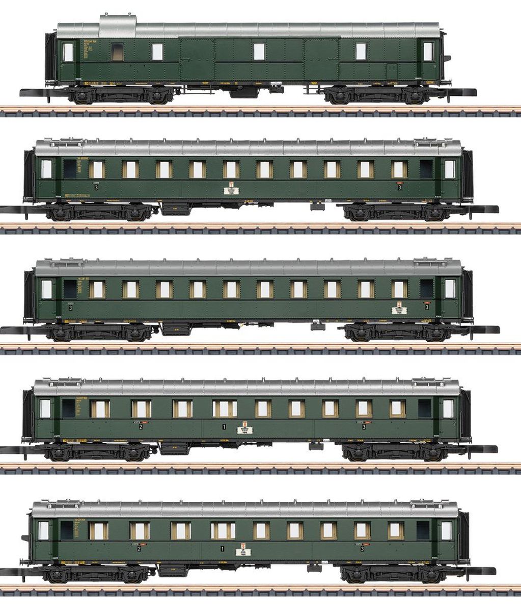 Märklin 87620 - 5er Set Personenwagen, DB, Ep.III