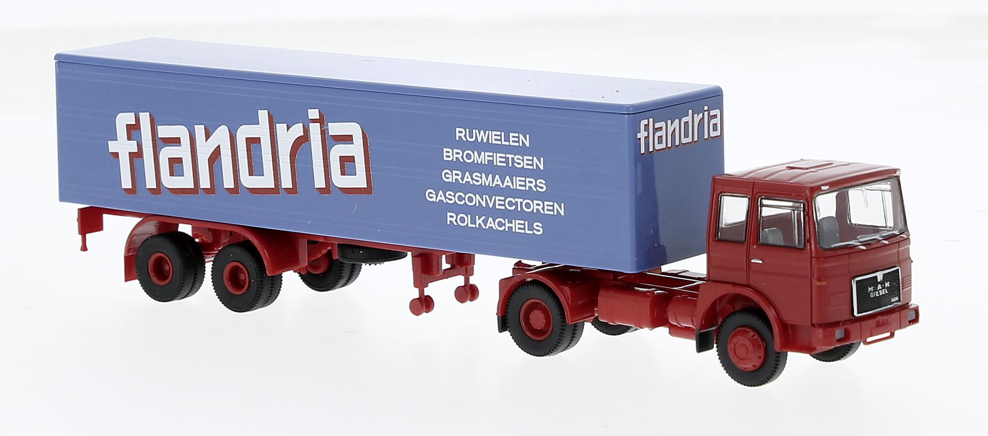 Brekina 78164 - MAN F7 Koffersattelzug Flandria