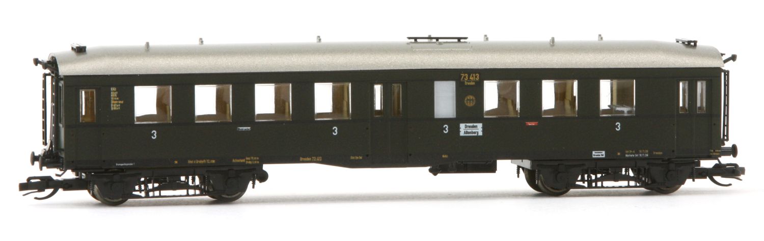 Saxonia 120002 - Personenwagen Bauart 'Altenberg', 3. Klasse, DRG, Ep.II, 1. BN
