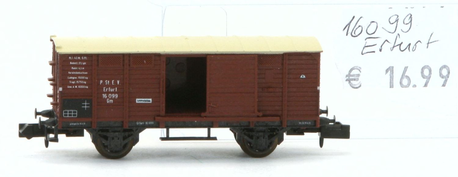 Trix 16099Erfurt-G - gedeckter Güterwagen, braun