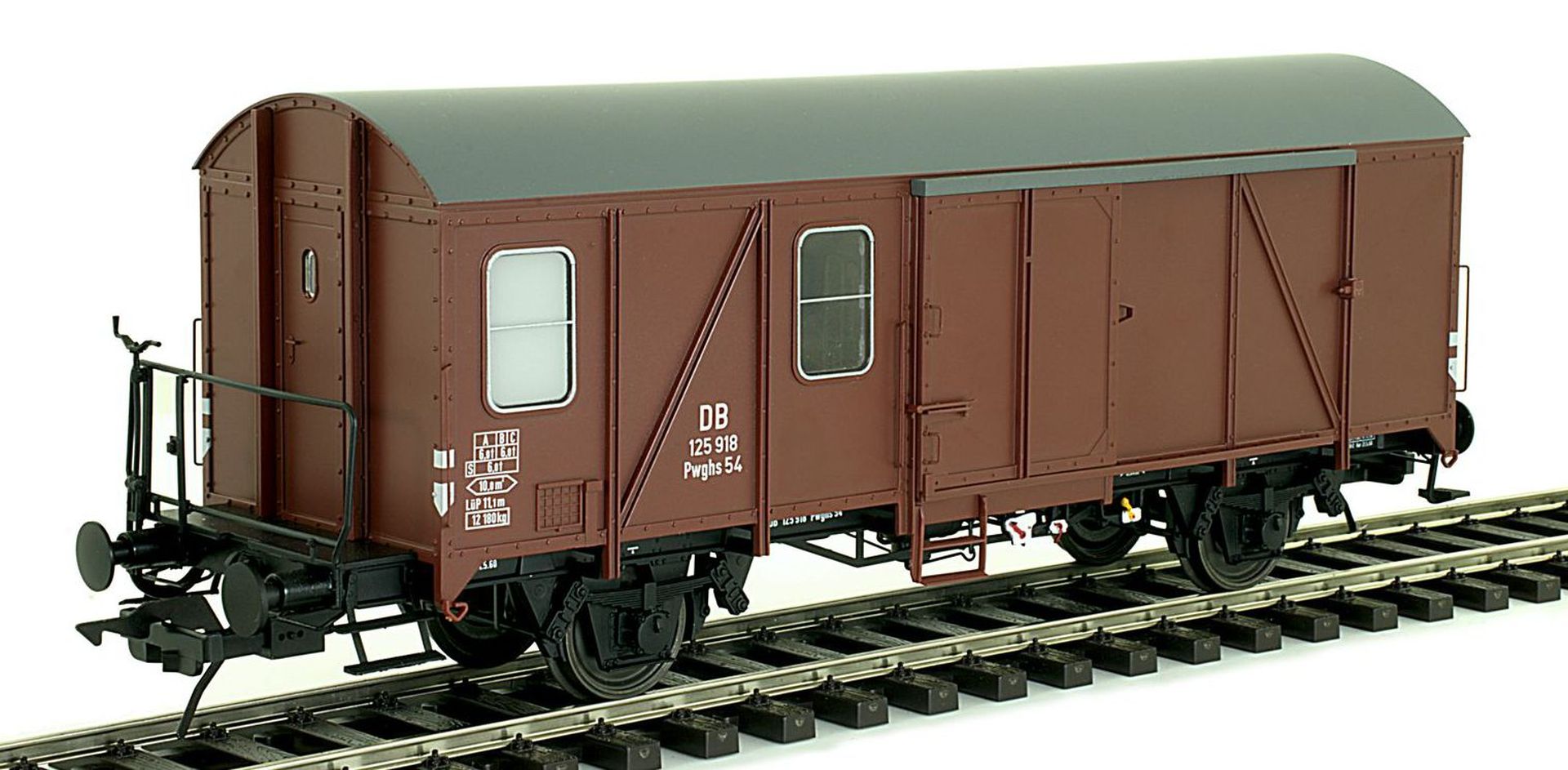 Lenz 42238-03 - Güterzuggepäckwagen Pwghs 54, DB, Ep.III
